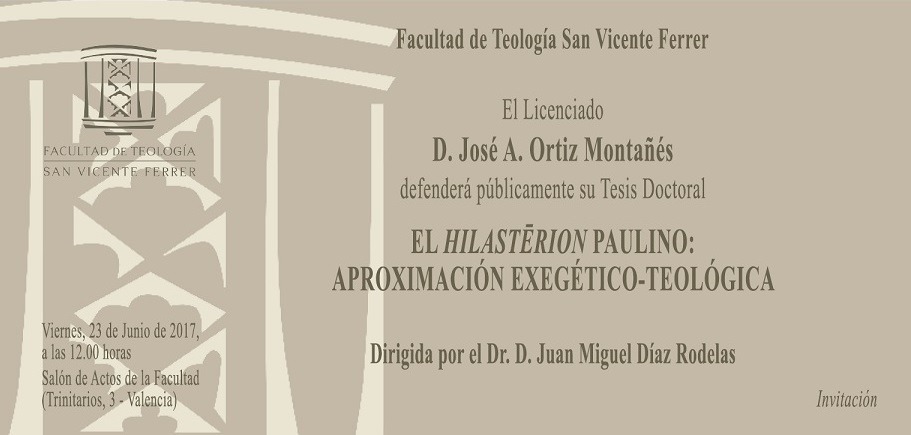 Tarjetón Tesis Doctoral José A. Ortiz
